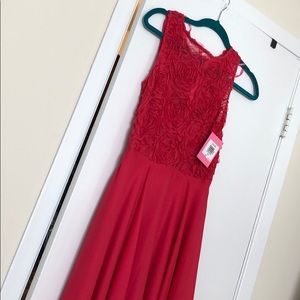NWT Isaac Mizrahi Pink knee length dress